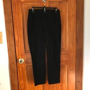 Never Worn Women’s Old Navy Black Twill Pants - Size 10; side zip